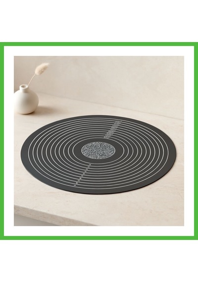 Vaveni Yuvarlak Silikon Hamur Matı 45 Cm - Ölçekli 190 G Arz