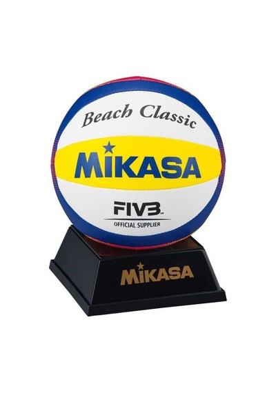 Mikasa Sentetik Deri Mini Plaj Voleybol Topu Bv1.550c Sarı - Mavi