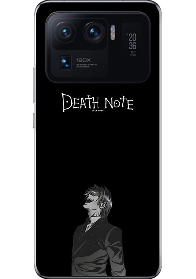 Xiaomi Mi 11 Pro Uyumlu Şeffaf Kılıf Death Note 1 Tasarımlı