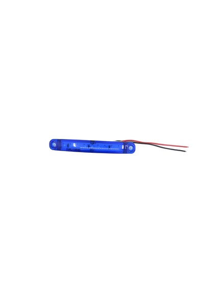 10 Adet Mavi Parmak Lamba 9 Led 12v 24v