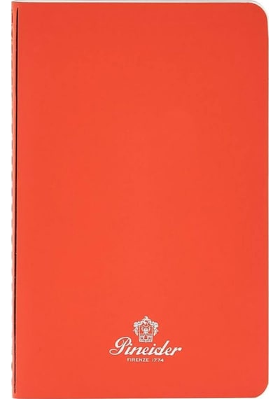 Pineider Defter Jazz 9x14 Cm Turuncu Cqs10qul01s039 Kırmızı