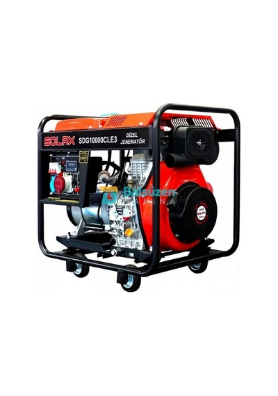 Solax SDG10000CLE3 İpli Marşlı Monofaze 7KW Dizel Jeneratör