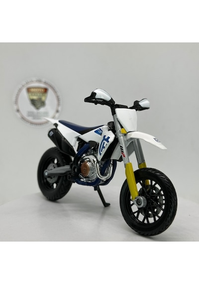 Husqvarna Fs 450 1:18 Diecast Model Motosiklet Detaylı Metal Maketna