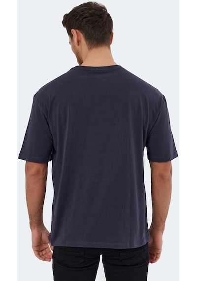 Slazenger KAURI IN Oversize Erkek Tişört Antrasit