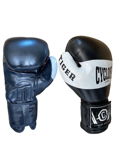 Cyclone Tiger Orijinal Deri Boks Ve Kick Boks Eldiveni Siyah