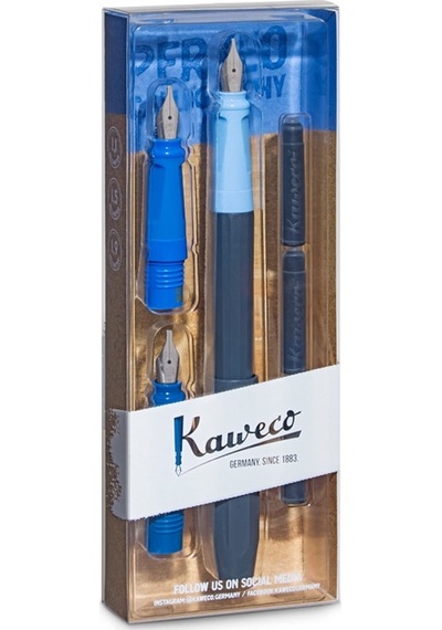 Kaweco Perkeo Kaligrafi Seti Mavi 10002092