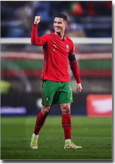 Futbol Ronaldo Yenilebilir Resim Baskısı 04 Diğer