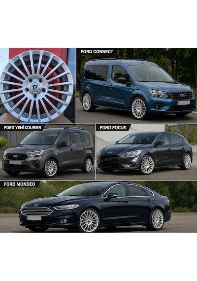 4x108 15 İnç Et:45 Cb:63.4 Ford Jantı Fiesta Courye Jantı Bir Takım 4 Adet