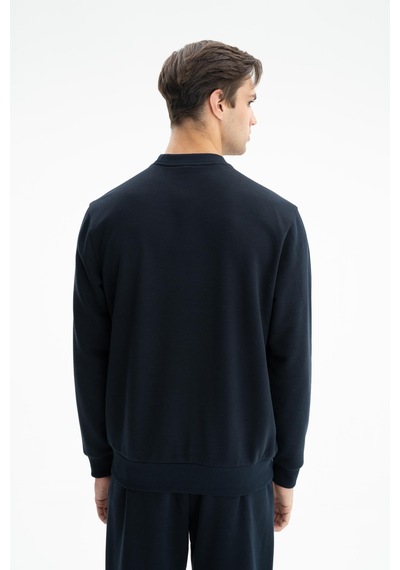AR-MA Arma Erkek Yazı Baskılı Regular Fit Şardonsuz 3 İplik Bisiklet Yaka Sweatshirt 001