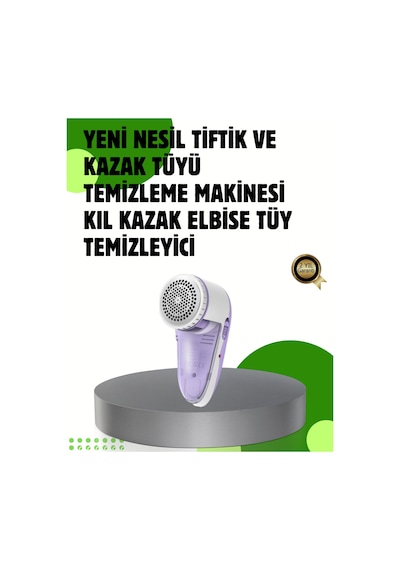 Pamuk Tiftik Tüy Temizleme Makinesi 5w 3 Bıçaklı Sistem