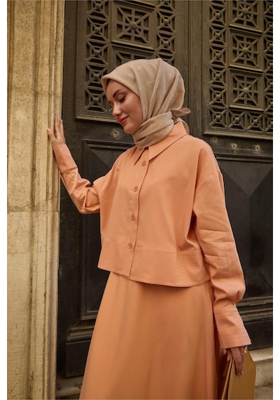 Silk Home Monogram Pamuk İpek Eşarp 130001-21 Fildişi
