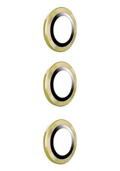 Forzacase Samsung Galaxy S23 Fe İle Uyumlu Kamera Camı Lens Koruyucu Halka Seti - Fc381 Gold