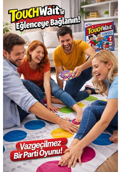 Touchwait Dokun Bekle Denge Oyunu Hareket Et, Dengenizi Koru Eğlenceli Aile Oyunu Yerli Üretim