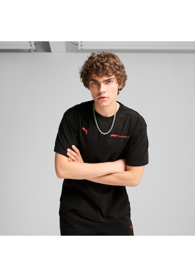 Puma F1 Ess+ Graphic Tee -relaxed Erkek Tişört SIYAH