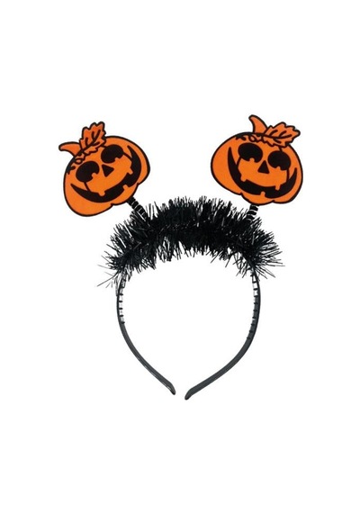 Halloween Cadılar Bayramı Komik Bal Kabağı Simli Parti Tacı Tüylü Diğer