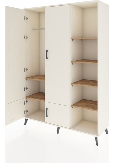 Hyperion Dolap 6 Raflı 4 Kapaklı Tek Askılı 132x44x195 Aytaşı-aytaşı/çam Aytası/atlas Çam Hyperion Dolap 6 Raflı 4 Kapaklı Tek Askılı 132x44x195 Aytaşı-aytaşı/çam Aytası/atlas Çam