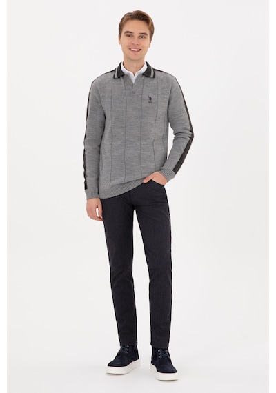 U.S. Polo Assn. U.s. Polo Assn. Erkek Gri Kazak /triko 50315043-vr024