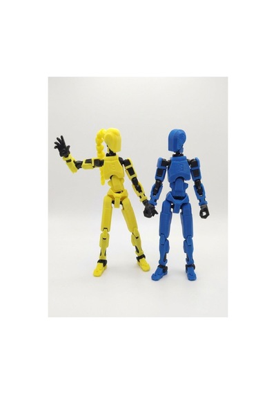 Dummy 13 2 Li Set Sarı & Lacivert 3d 13 Cm Figür Koleksiyon Oyuncak Seti