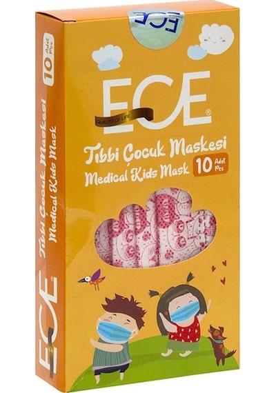 Ece Meltblown Çocuk Maskesi 10'Lu