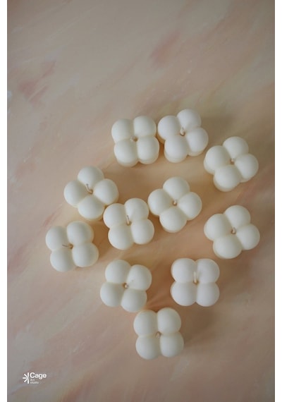 Bernami Mum Pinterest Kokulu Dekoratif Mini Bubble Mum - Beyaz Renk 1 Adet Diğer
