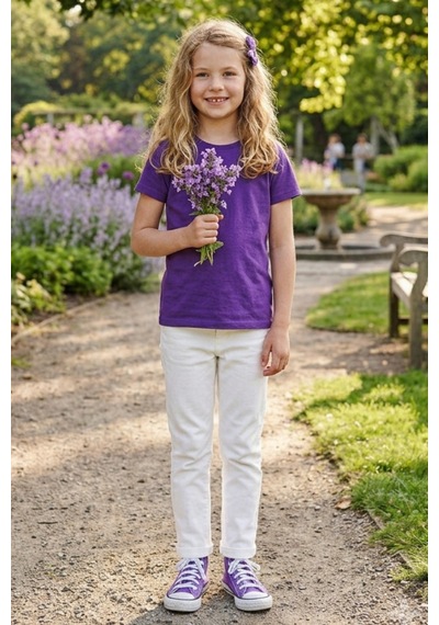 Kiagu Mor Kısa Kol Basic T-shirt- Terletmeyen Esnek Kumaş Pamuklu Mevsimlik Mor Kısakol Kız Çocuk Tsort Mor Kiagu Mor Kısa Kol Basic T-shirt- Terletmeyen Esnek Kumaş Pamuklu Mevsimlik Mor Kısakol Kız Çocuk Tsort Mor