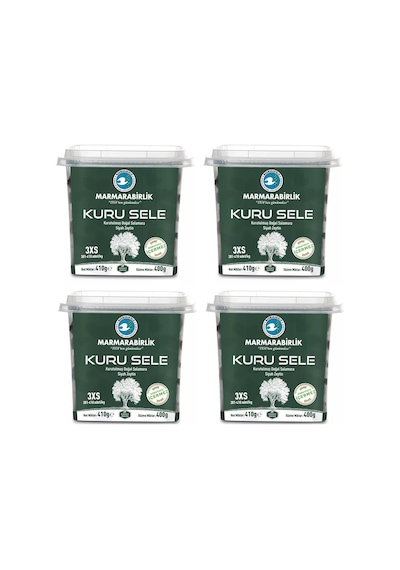Marmarabirlik Kuru Sele Zeytin 400 G. 3xs X 4 Adet