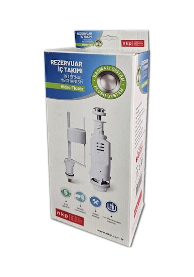 Nkp Rezervuar İç Takım -basmalı -hidro Flatörlü Beyaz