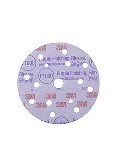 3M 51157 Cırtlı Mor Disk Zımpara P1000 50 Adet