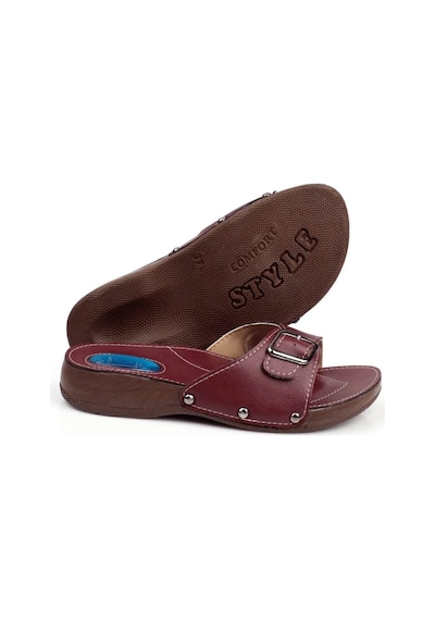 Comfort Style Kadın Bordo Ortopedik Halluks Ve Topuk Dikeni Terliği Kemik Çıkıntısı Terliği Bordo