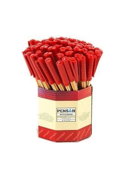 Pensan Pensan Tükenmez Ofispen 1010 Kırmızı60lı Diğer