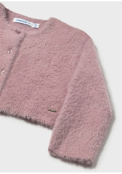 Kız Bebek Tüylü Hırka 2357 Pembe