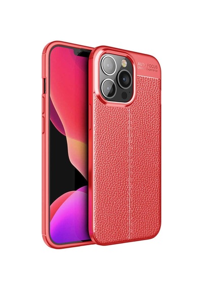 Apple Uyumlu iPhone 13 Pro Kılıf Deri Tarzı Niss Silikon Case