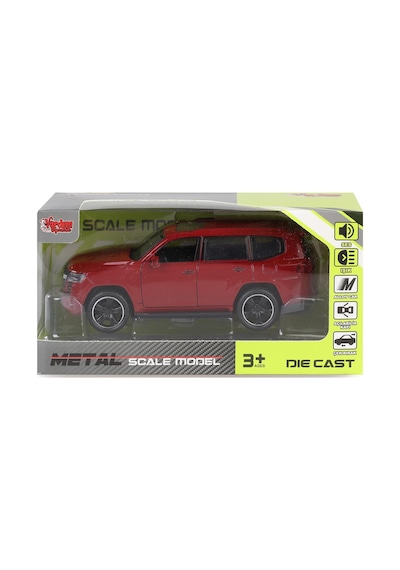 Vardem Kut.çek Bırak 1:32 Işıklı Ve Sesli Metal Jeep - Bordo