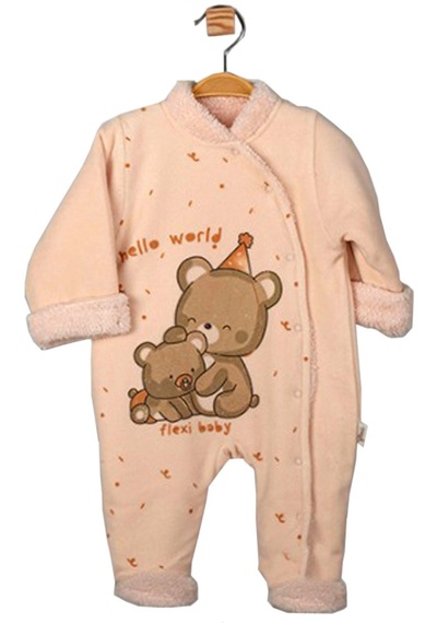 Flexi Bebek Tulumu 247167 Somon
