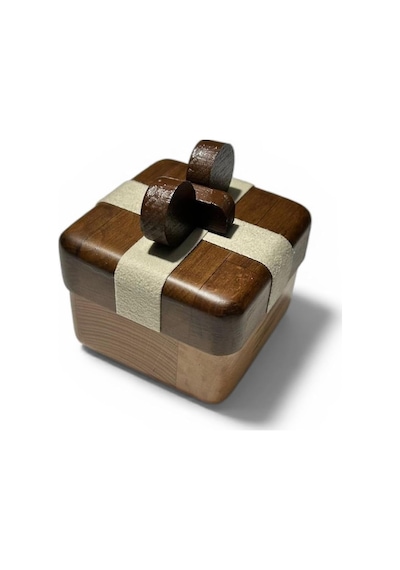 El Yapımı Masif Ahşap Takı Ve Yüzük Kutusu, Minimal Tasarım, Doğal Ahşap Malzeme, 8.5 X 5 Cm Diğer