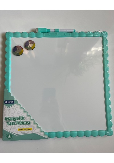 Manyetik Yazı Tahtası Çift Taraflı 29 Cm X 29 Cm Yeşil