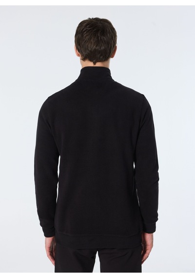 Jeep Siyah Erkek Dik Relaxed Düz Sweatshirt J4wm-swt4281 Çok Renkli