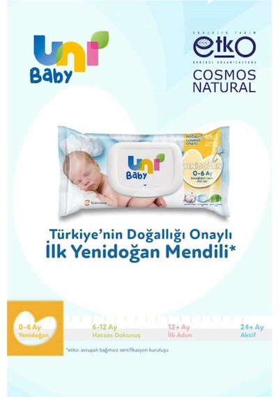 Yenidoğan Islak Mendil 40lı 14 Adet Diğer