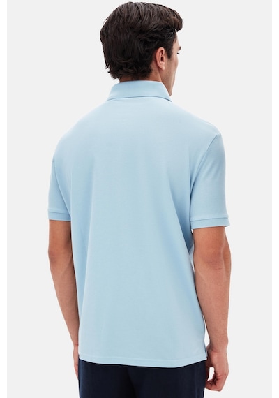 D's Damat Ds Damat Regular Fit Açık Mavi Pike Dokulu T-shirt 4hc146551001m 603922