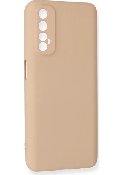 Newface Realme 7 Kılıf Nano İçi Kadife Silikon - Pudra Çok Renkli