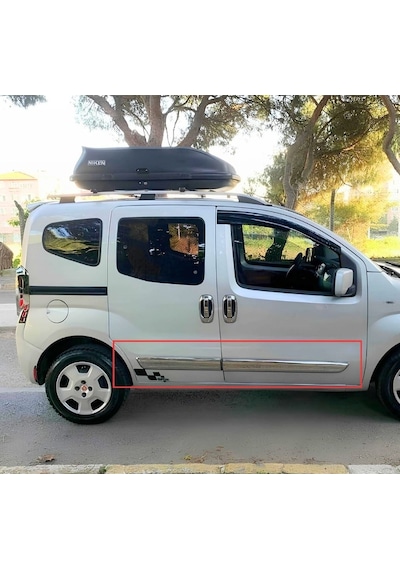 Ebal Otomotiv Fiat Fiorino Krom Yan Kapı Çıtası 4 Kapı 2008 Üzeri P. Çelik