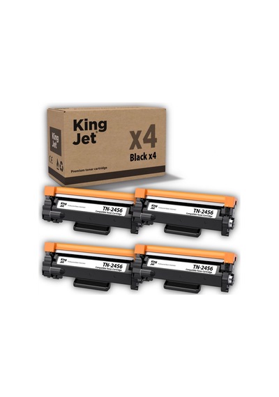 Kingjet Brother Uyumlu Tn-2456 Standart Kapasiteli 4'lü Paket Uyumlu  Toner Mfc-l2771dw