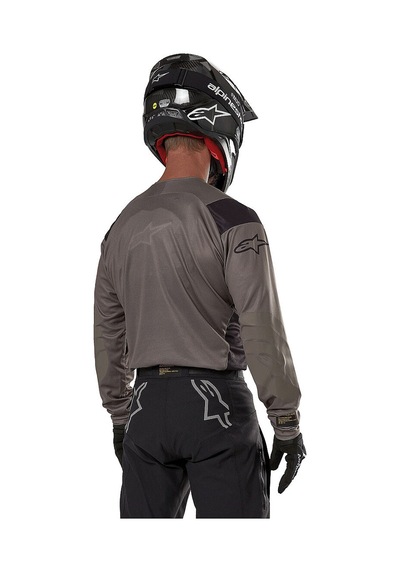 Alpinestars Techdura Off-road Enduro Motosiklet Jerseyi Kahverengi