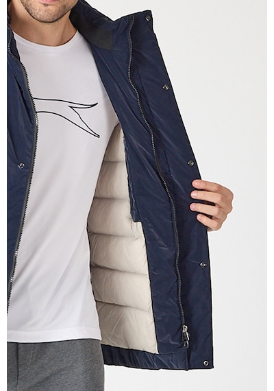 Slazenger Grım Erkek Çıkarılabilir Kapişonlu Lacivert Mont & Kaban Lacivert