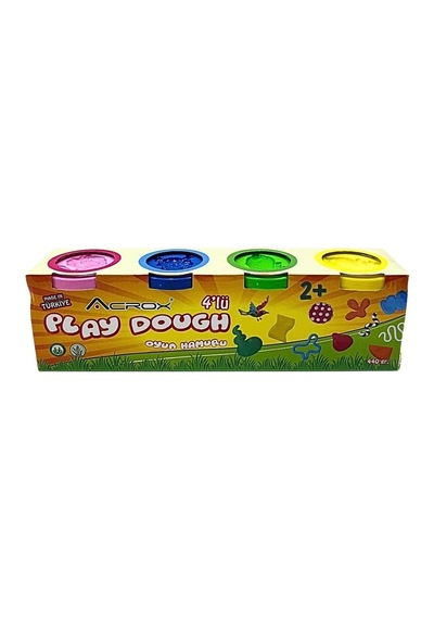 Büyük 4'li Oyun Hamuru Çok  Renkli