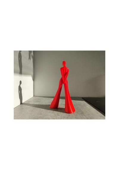 Soyut Kadın Figürü 23 Cm Modern Heykel, Dekoratif Biblo