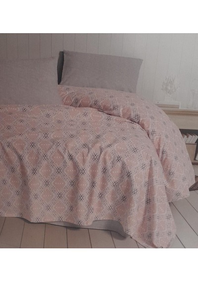 Cb Fixe Çift Kişilik Pike Takımı Fine Pembe Çok Renkli