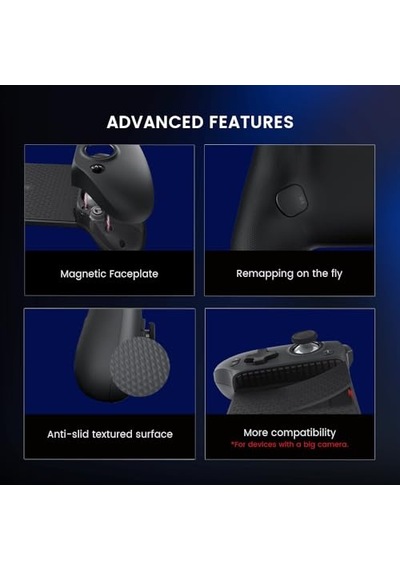 G8 Plus Bluetooth Mobile Game Controller For Switch &amp Apple iOS Uyumlu &amp Android &amp Tablets, Wireless Gamepad With Hall Ef Diğer