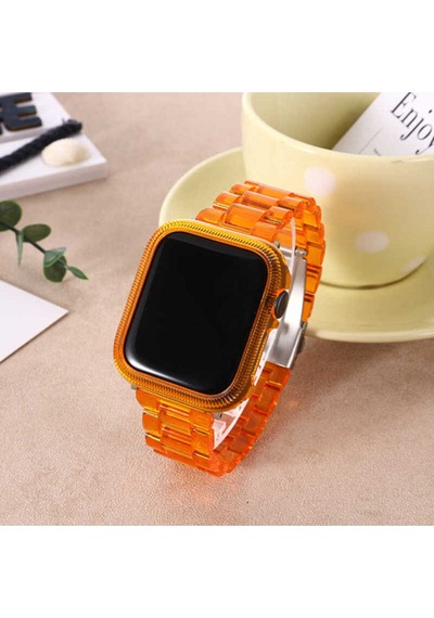 Watch 44mm Uyumlu Krd-33 Kordon-admx-pembe