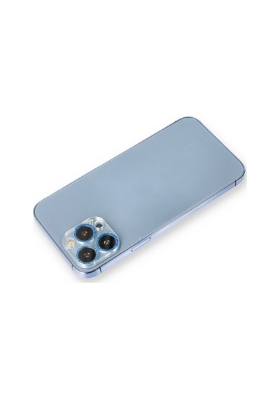 Newface Apple İphone Uyumlu 12 Pro Max Shine Kamera Lens Koruma Cam - Mavi 25779666